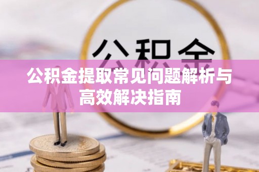 赤壁公积金提取常见问题解析与高效解决指南