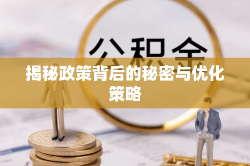 赤壁揭秘政策背后的秘密与优化策略