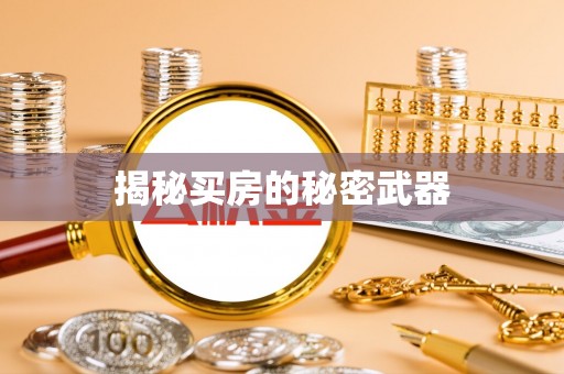 赤壁揭秘买房的秘密武器