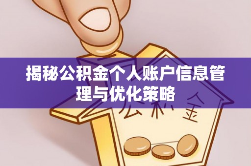 赤壁揭秘公积金个人账户信息管理与优化策略