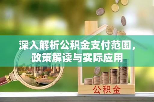 赤壁深入解析公积金支付范围，政策解读与实际应用