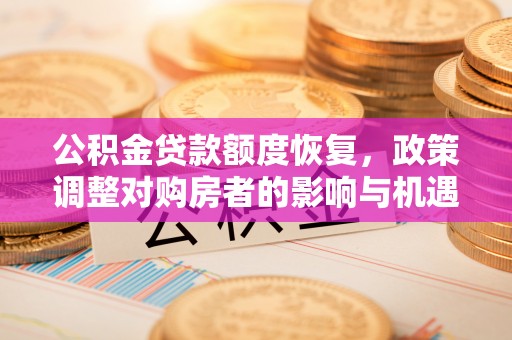 赤壁公积金贷款额度恢复，政策调整对购房者的影响与机遇
