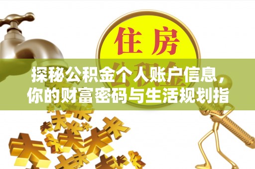 赤壁探秘公积金个人账户信息，你的财富密码与生活规划指南