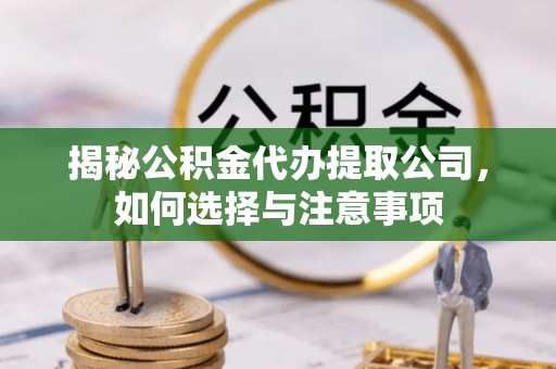 赤壁揭秘公积金代办提取公司，如何选择与注意事项