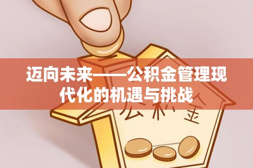 赤壁迈向未来——公积金管理现代化的机遇与挑战