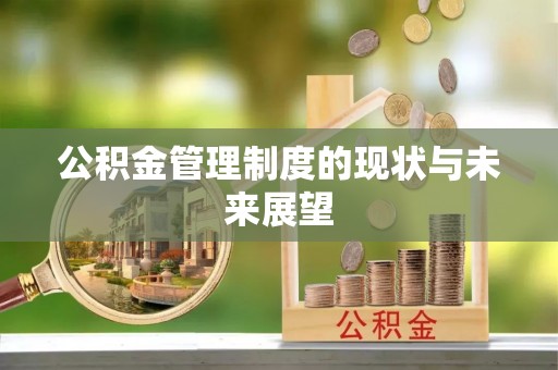 赤壁公积金管理制度的现状与未来展望